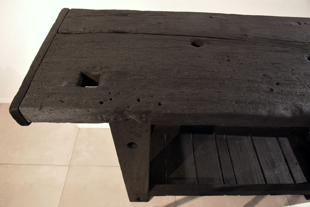 Console - Shou-Sugi-Ban