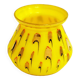 Yellow opaline Art Deco vase