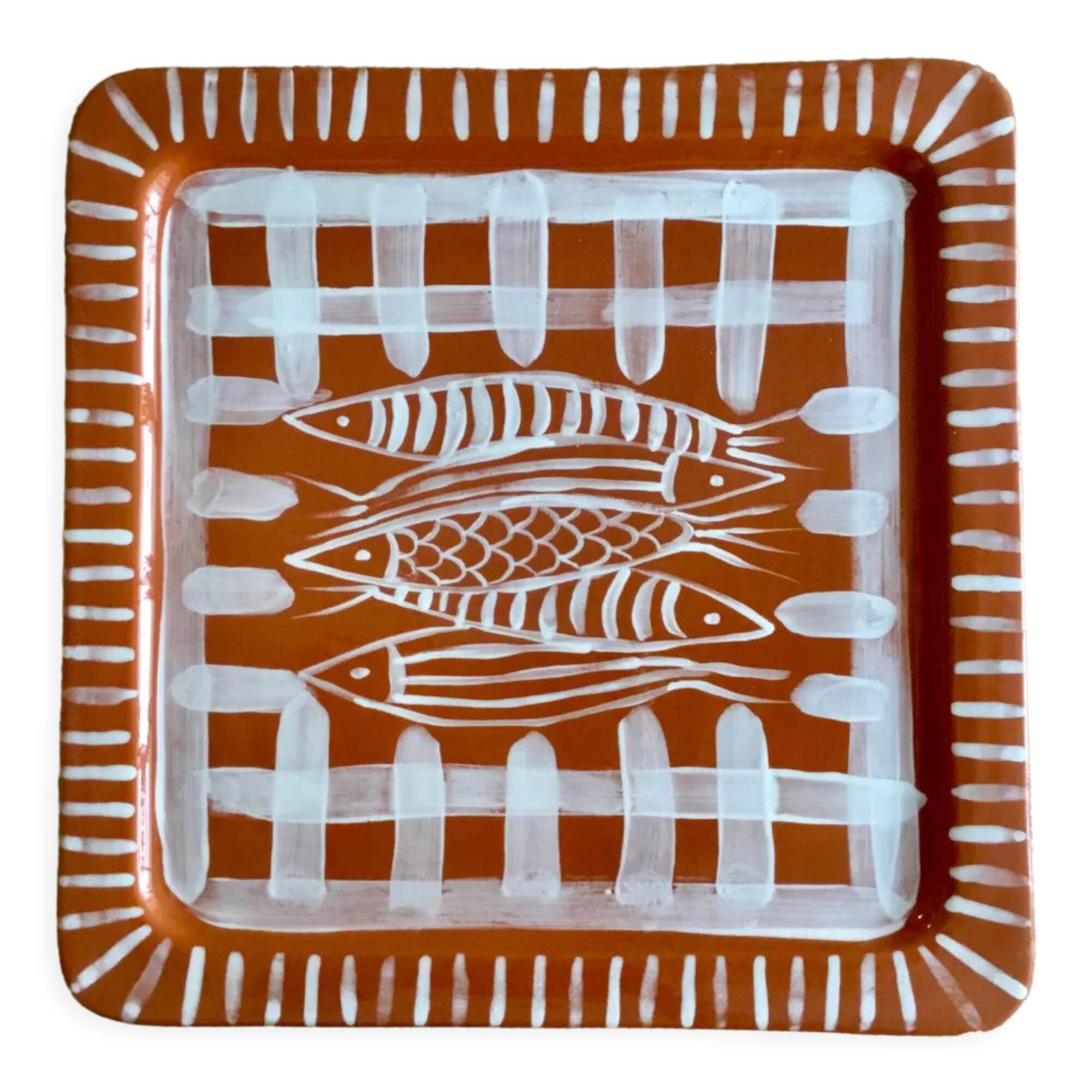 Ceramic presentation dish