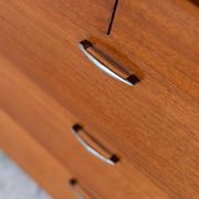 Vintage teak shoe cabinet from the 1960s.