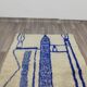 Authentic traditional Azilal Moroccan rug from the Atlas, size 150/250 cm.