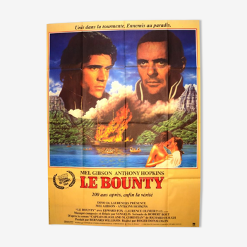 Affiche originale cinéma "Le Bounty " 1984 Mel Gibson, Anthony Hopkins...