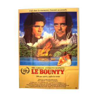 Original movie poster "The Bounty " 1984 Mel Gibson, Anthony Hopkins...