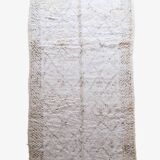 Vintage White Berber Rug - 318 x 180 cm