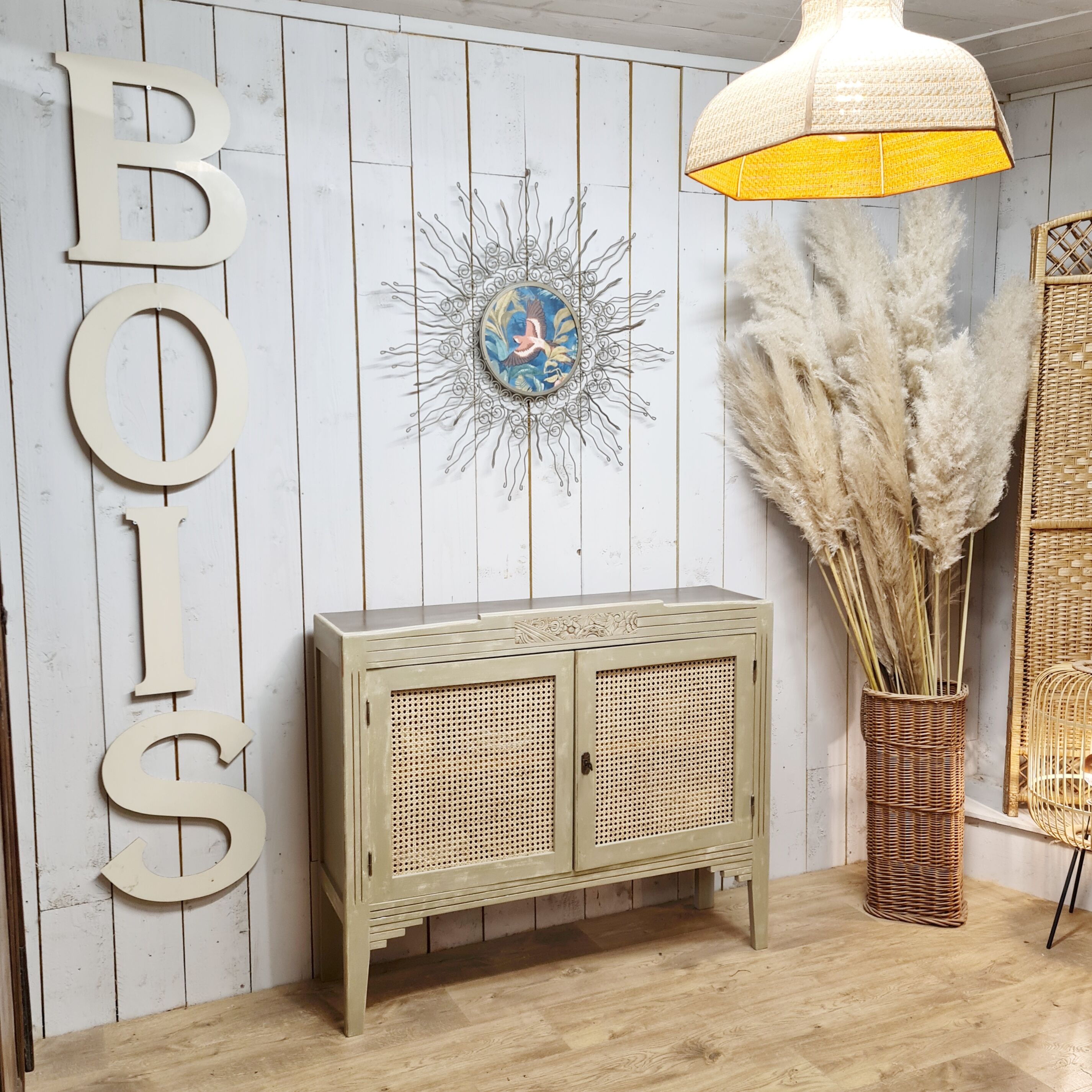 Buffet art déco de 1932 relooké et patiné