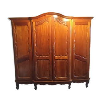 cherry wood wardrobe