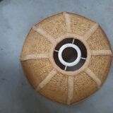 Suspension in jute and braided wicker - lampshade