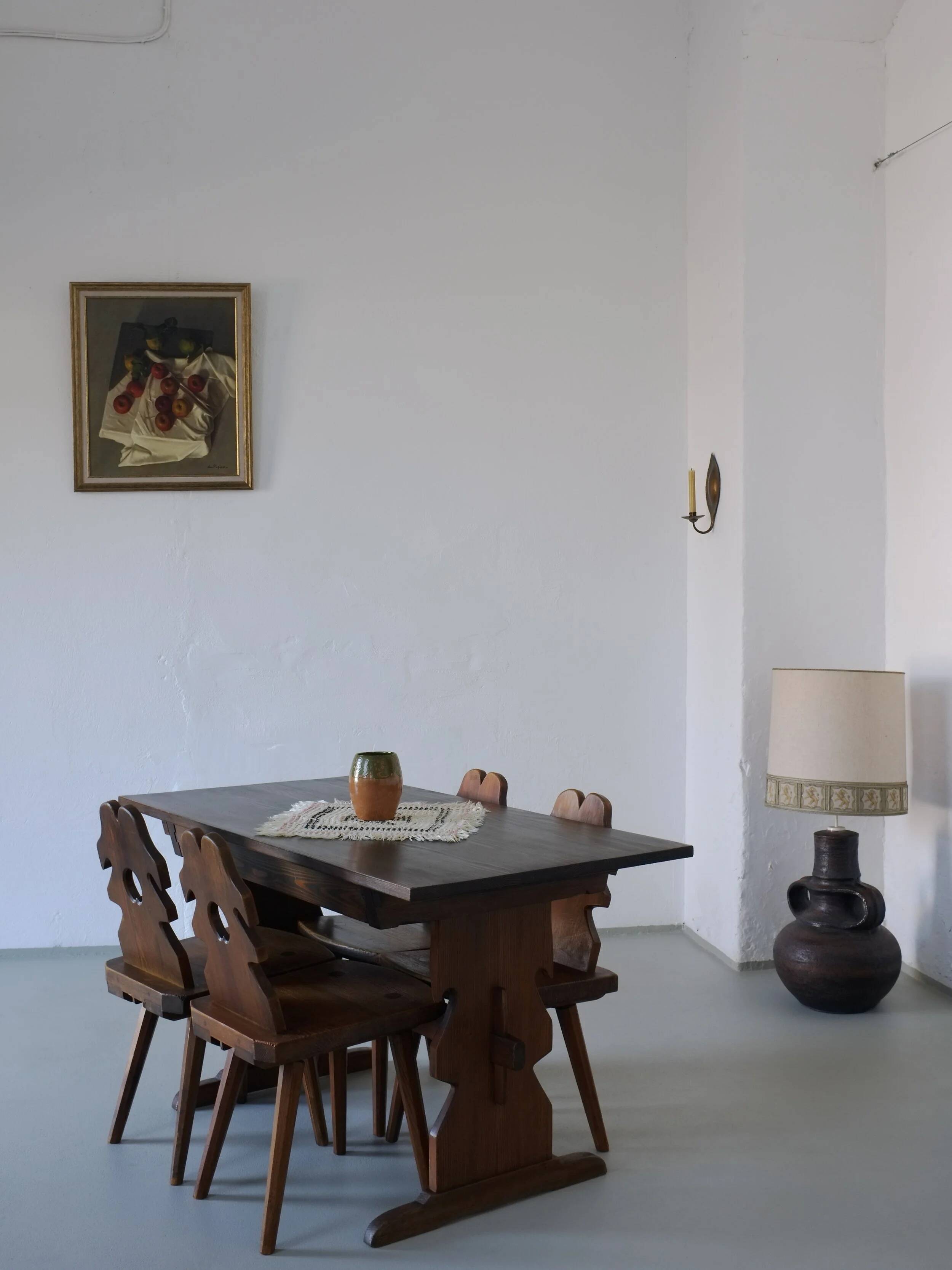 Vintage realism still life oil painting by Pipino | Italy