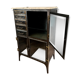 Armoire vitrine de dentiste fin 19ème