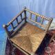 Duo de chaises de nourrice sculptées