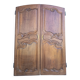 Louis XV walnut wardrobe doors