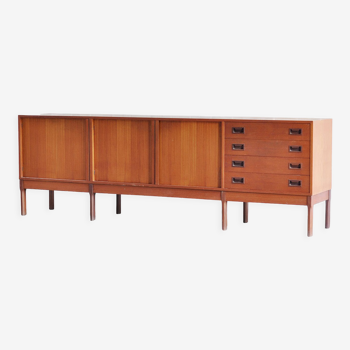 Mid-century Italian Modernist Teak Sideboard, 1960s