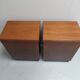 Mid century set of 2 mahogany filing cabinets