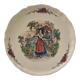 Large round serving dish earthenware Sarreguemines - OBERNAI - H. LOUX