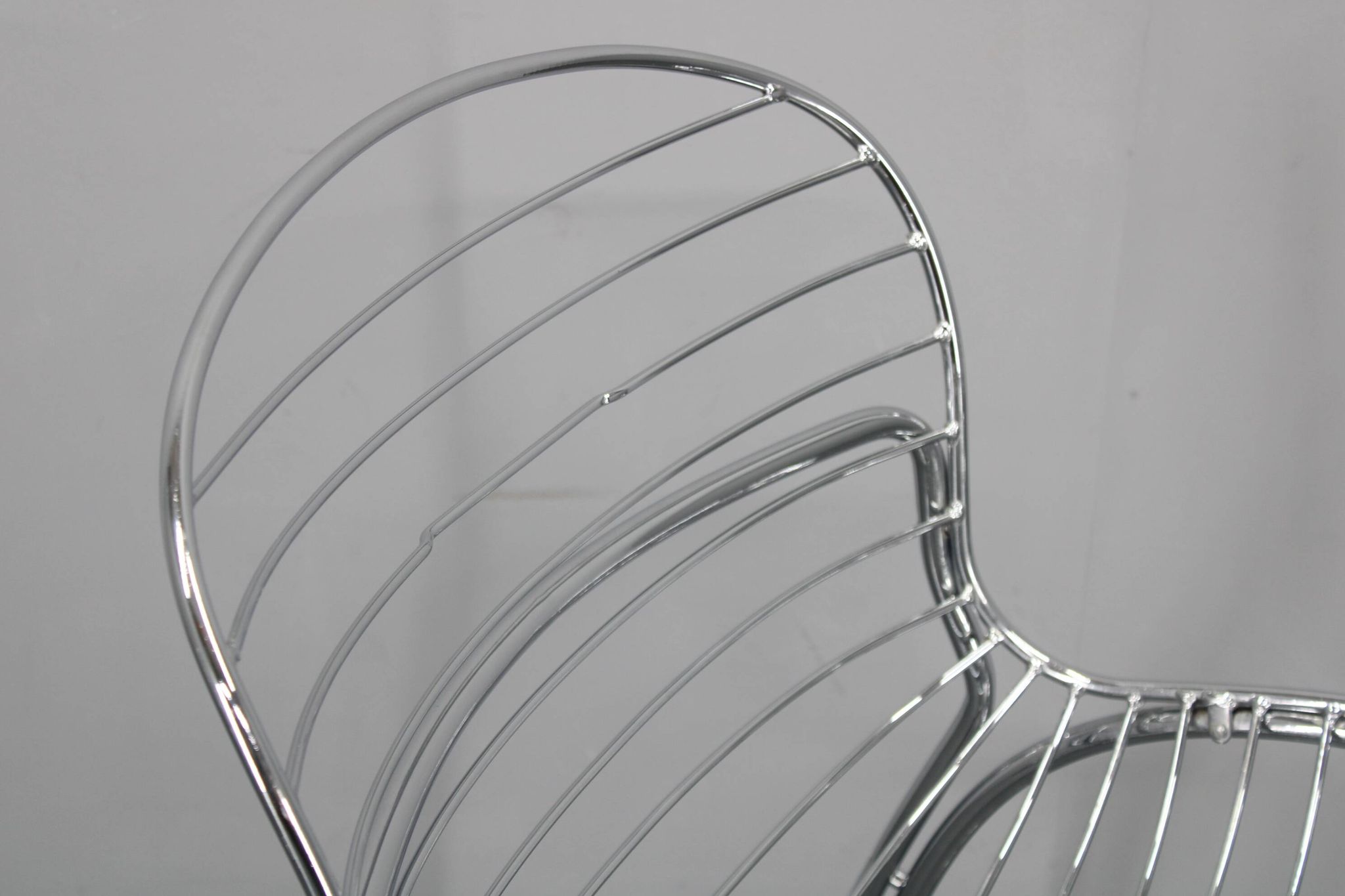 1970s Pair of Gastone Rinaldi Chromed Steel Chairs for Rima, Italy