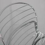 1970s Pair of Gastone Rinaldi Chromed Steel Chairs for Rima, Italy