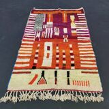 Traditional handmade carpet 250cm x 150cm Moroccan