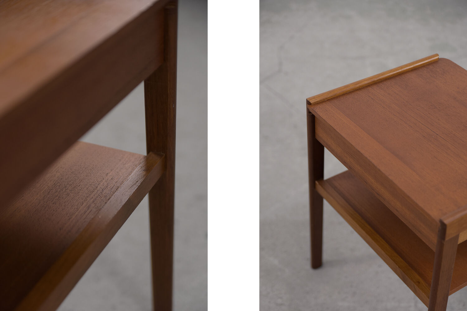 Mid-Century Modern Scandinavian teak nightstand, 1950s