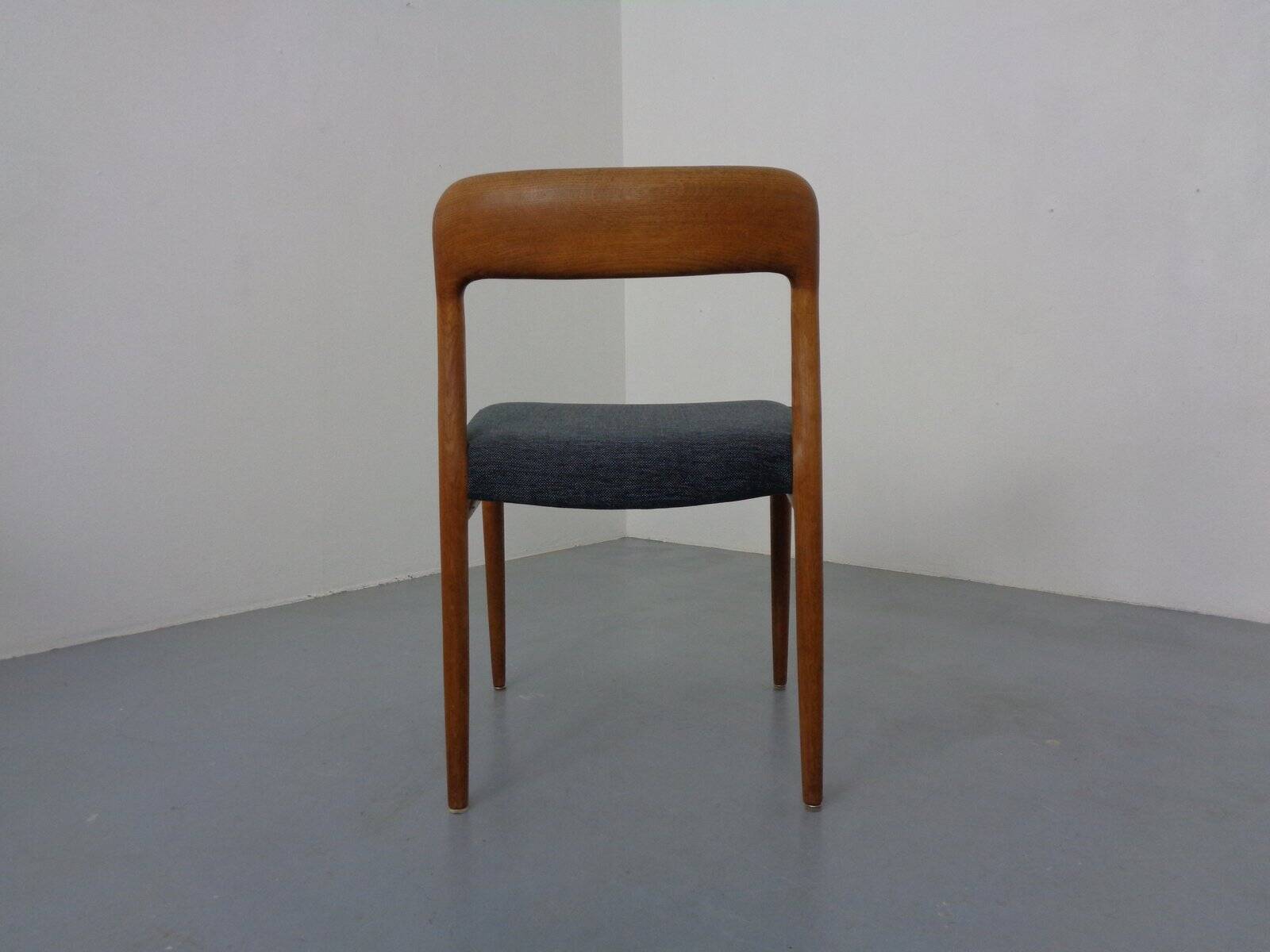Model 75 Chair in Oak by Niels Otto Møller for J.L. Møllers, 1960s
