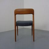 Model 75 Chair in Oak by Niels Otto Møller for J.L. Møllers, 1960s