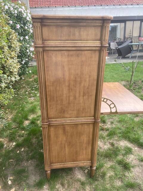 Secretary with a Walnut Drop Leaf