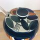 Vintage Aalen ceramic punch bowl