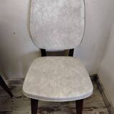 6 chaises en Skaï style scandinave