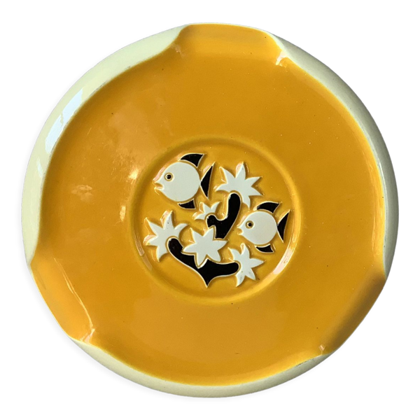 Dessous de plat Vallauris à décor aquatique