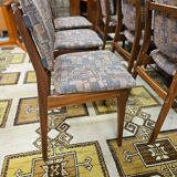 Set of 6 Scandinavian chairs year 70 vintage
