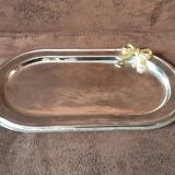 Vintage metal butter dish