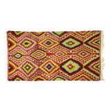 Area kilim rug ,vintage wool turkish handknotted kilim, 330 cmx174 cm rug