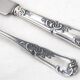 Orbrille Louis XV cutlery set 73 pieces in silver-plated metal, excellent condition.