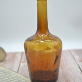 Lady jeanne in amber glass irregular appearance