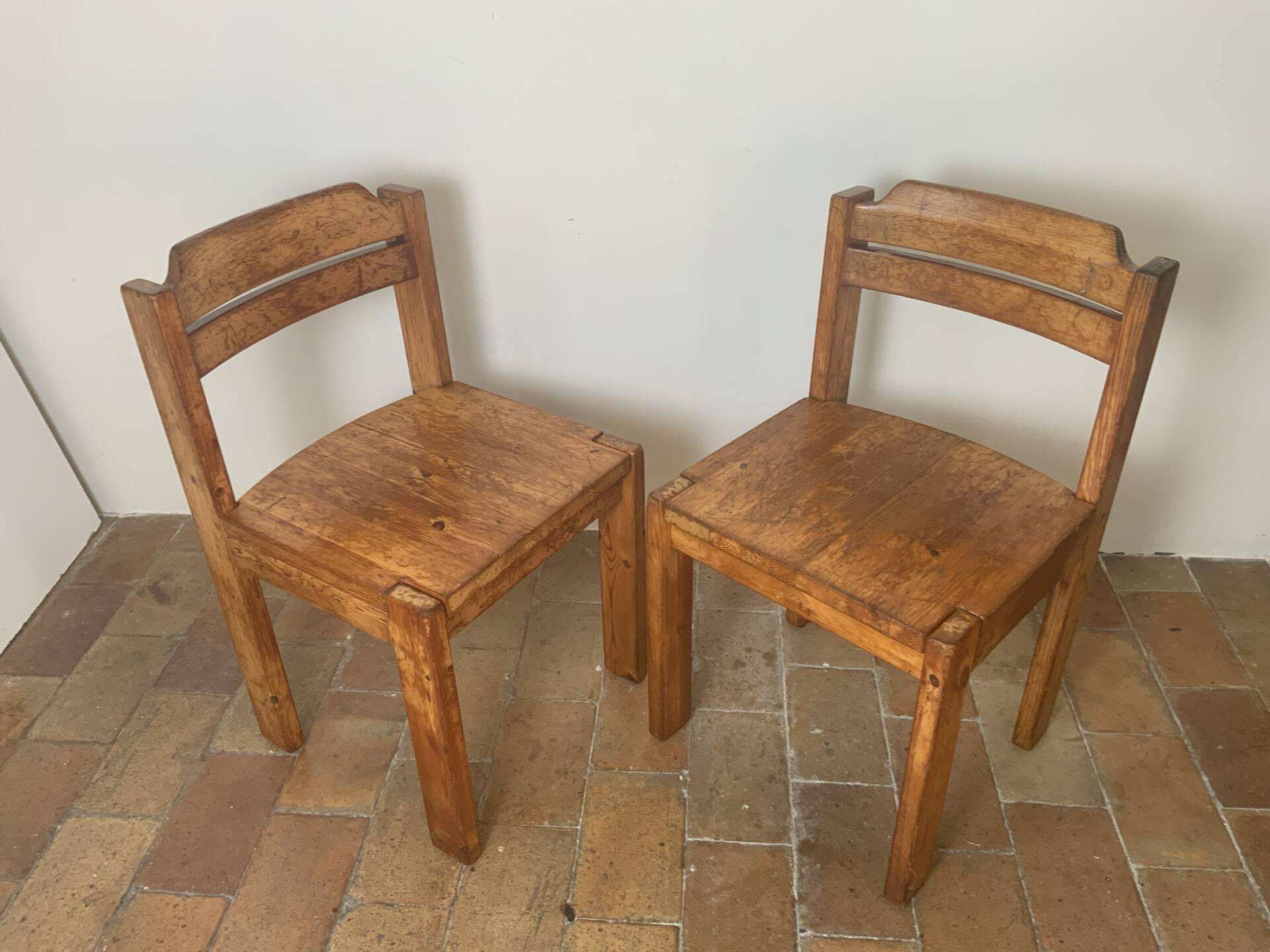 Mid-century pair of chairs