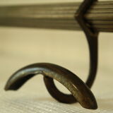 Old metal locomotive/train wall coat rack