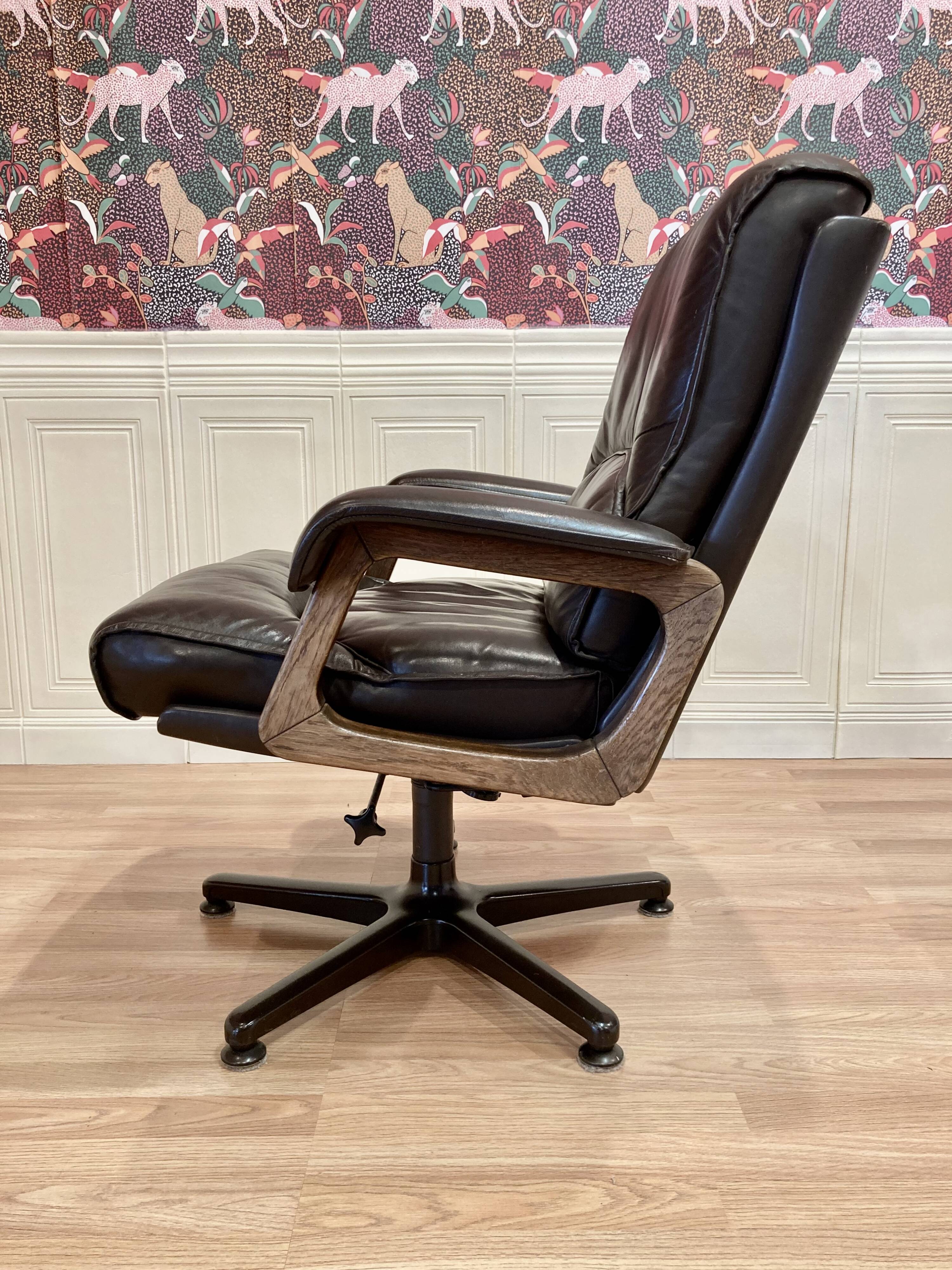 "drabert" armchair and ottoman set for "gerd lange" design 1960.