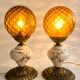 French Hollywood Regency lamp set