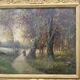 Pair of old paintings signed Henry – Countryside landscapes