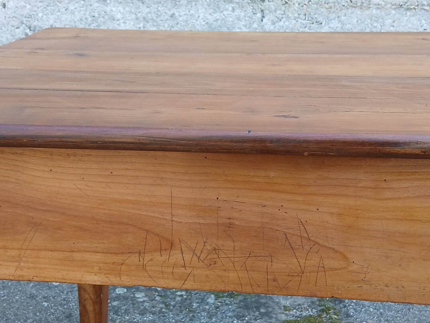 Antique desk in cherry wood
