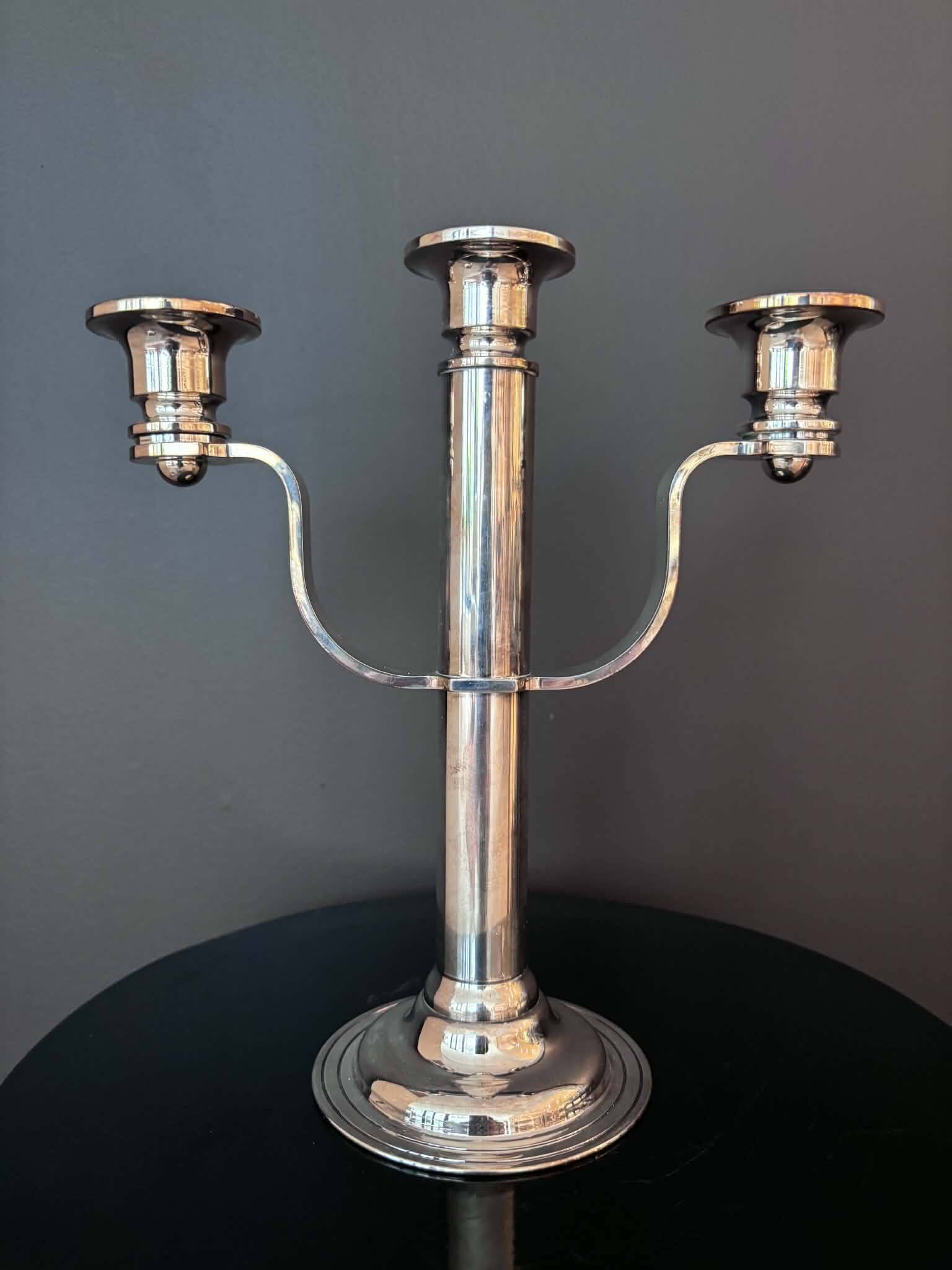 Silver candlestick