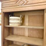 Walnut Bonnetière wardrobe