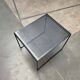 Postmodern perforated metal nesting side table from Ikea, 1980s.
