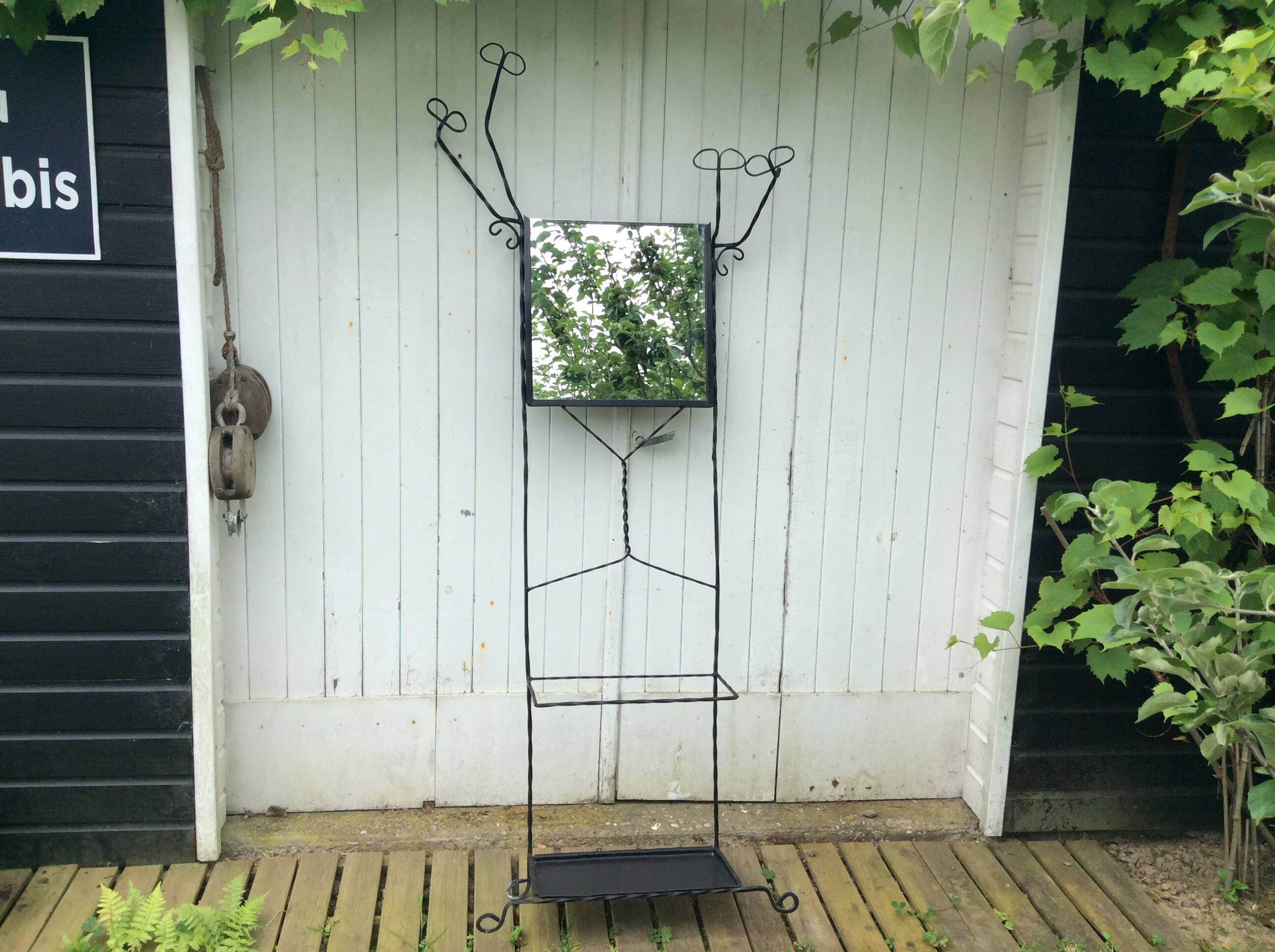 Wrought iron entrance hall