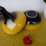 Pear-shaped soupiere vintage italian ceramic 70