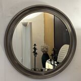 Round aluminium mirror Sergio Mazza, 1970