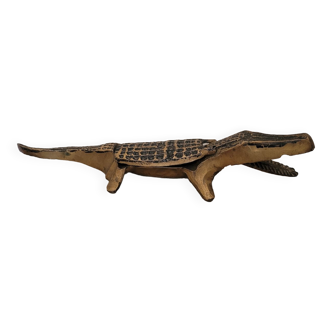 Brass crocodile
