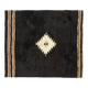 1970s Vintage Turkish Oushak Handmade Wool Cotton Brown Area Rug 146x168