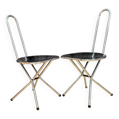 Pair of Niels Gammelgaard Chairs, IKEA, 1980s