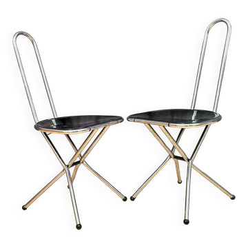 Pair of Niels Gammelgaard Chairs, IKEA, 1980s