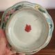 Coupe Plate Empty Pocket Family Rose Celadon Porcelain Peranakan Qing
